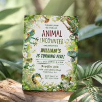 Reptile Kids Boy Birthday Party