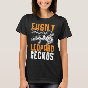 Reptile Leopard Gecko Lizard Herpetology Pets 8 T-Shirt
