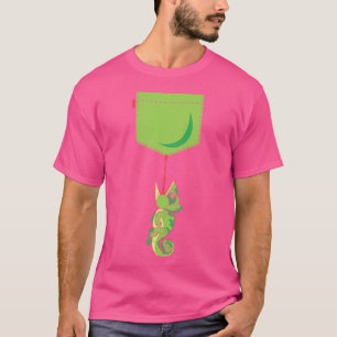 Reptile Lizard Animal Herpetologist Chameleon Pock T-Shirt