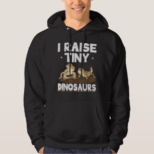 Reptile Lizard Tiny Dinosaur Bearded Dragon Hoodie