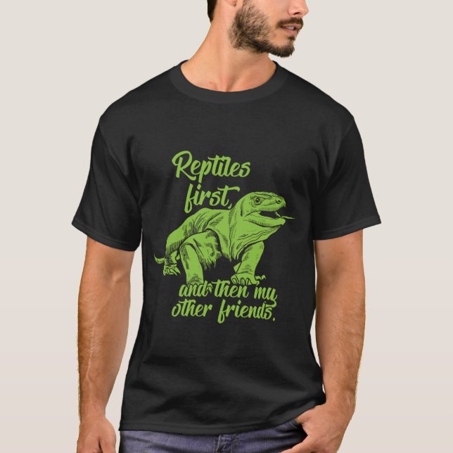 reptile lover T-Shirt (Front)