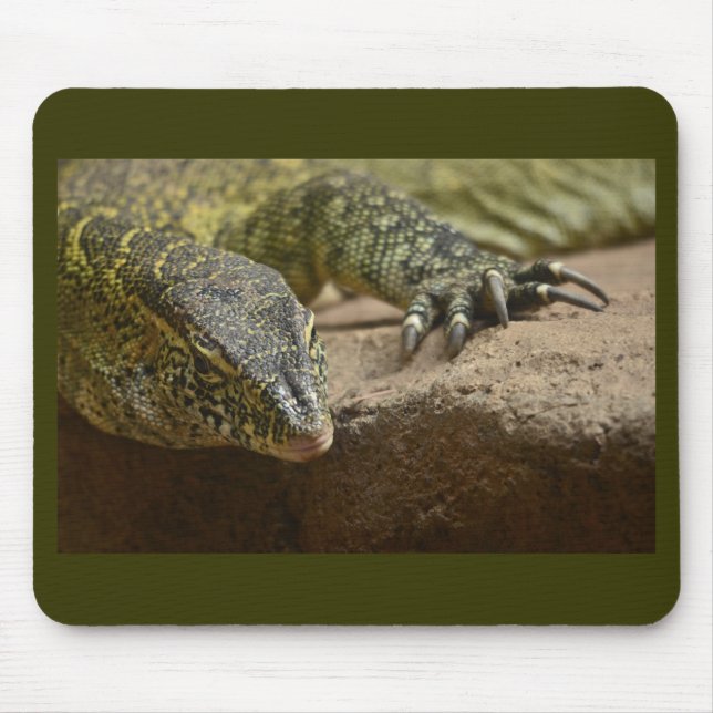 Reptile Nile Monitor Lizard Mousepad (Front)