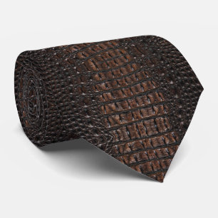 Reptile Print neck tie