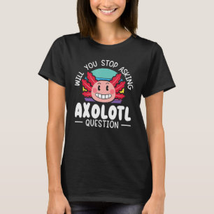 Reptile Retro Axolotl Animal Amphibians T-Shirt