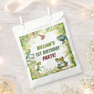 Reptile Show Birthday Party Favour Bags