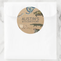 Reptile Show Birthday Party Thank You