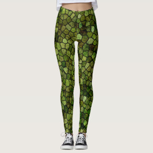 Reptile skin leggings