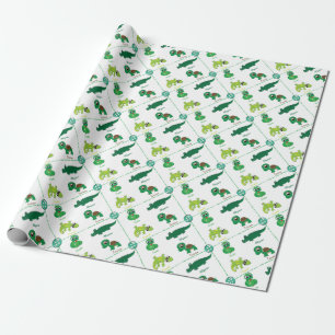 reptile wrapping paper