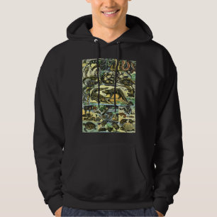 Reptiles Collection Chart Turtle Snake Species Vin Hoodie