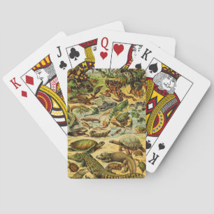 REPTILES PLAYING CARDS