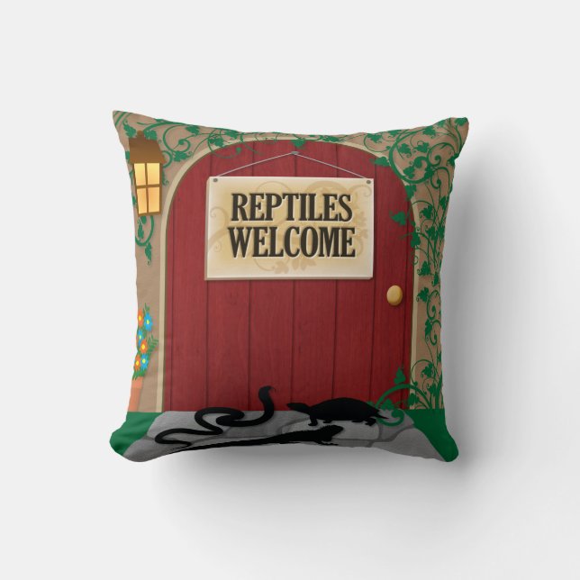 Reptiles Welcome Cushion (Front)