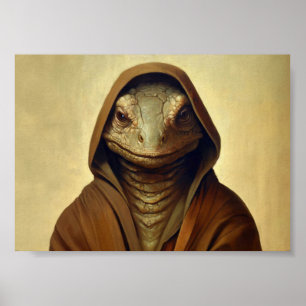 Reptilian Humanoid Poster