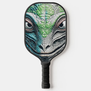 Reptilian Lizard Man Alien Extraterrestrial Being Pickleball Paddle
