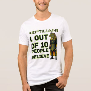 Reptilian Yikes fact Tri-Blend Shirt