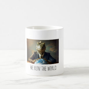 Reptilians Run The World Coffee Mug