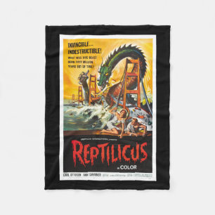 Reptilicus Monster Movie blanket