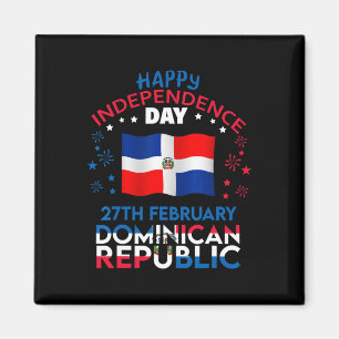 Republic 180th Independence Day Dominican Flag Magnet