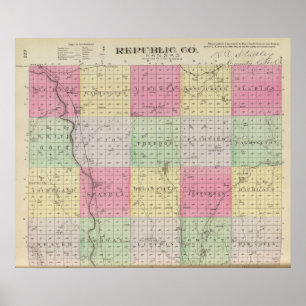 Republic County, Kansas Poster