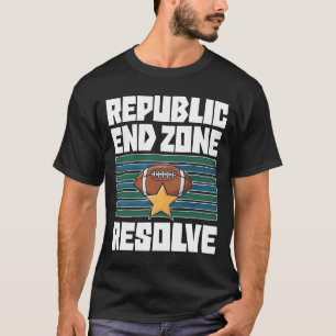 REPUBLIC END ZONE RESOLVE - NEW ENGLAND FOOTBALL T-Shirt