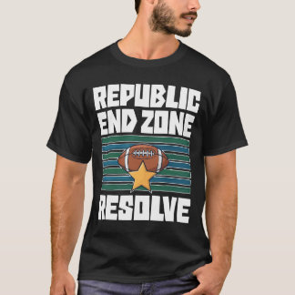 REPUBLIC END ZONE RESOLVE - NEW ENGLAND FOOTBALL T-Shirt