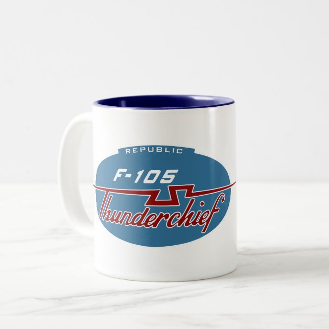 Republic F-105 Heritage Coffee Mug (Front Left)