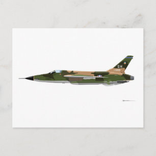 Republic F-105 Thunderchief Postcard