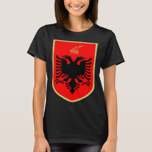 Republic of Albania Souvenir Two Headed Eagle of S T-Shirt