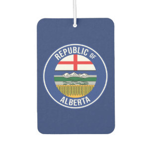 Republic of Alberta WEXIT Car Air Freshener