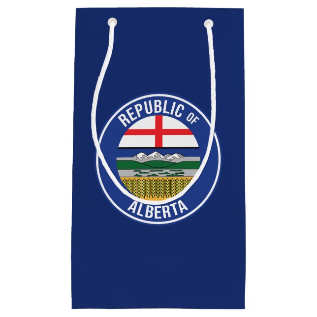 Republic of Alberta WEXIT Small Gift Bag (Front)
