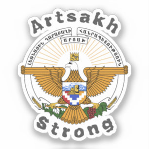 Republic of Artsakh Strong Classic Round Sticker