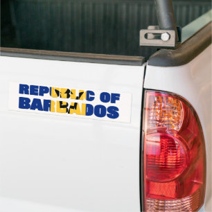 Republic of Barbados Car Bumper Sticker