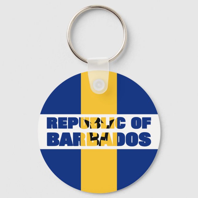 REPUBLIC OF BARBADOS KEY RING (Front)