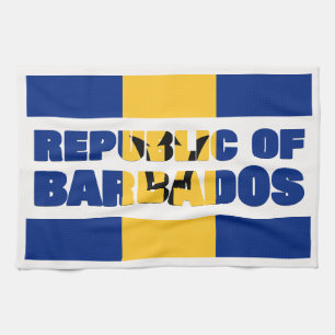 Republic of Barbados Tea Towel