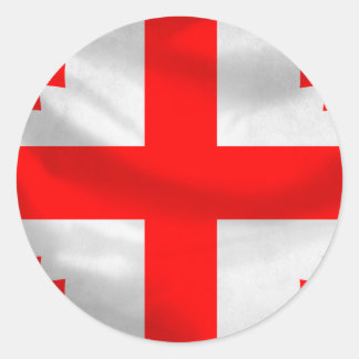 Republic of Georgia Flag Classic Round Sticker