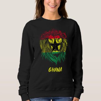 Republic Of Ghana Lions Ghanaian Flag Ghana Sweatshirt