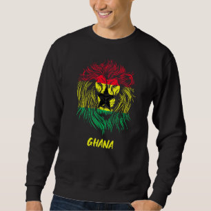 Republic Of Ghana Lions Ghanaian Flag Ghana Sweatshirt