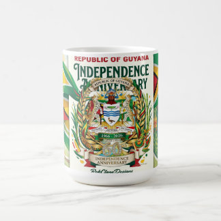 Republic Of Guyana 60th Independence Anniversary Coffee Mug