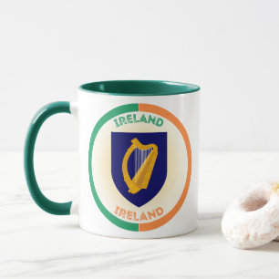 Republic of Ireland Heritage Emblem Mug