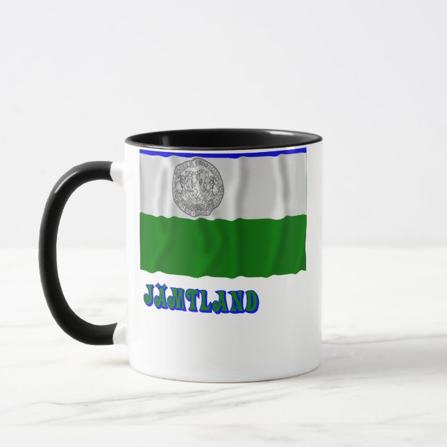 Republic of Jämtland waving flag with name Mug (Left)