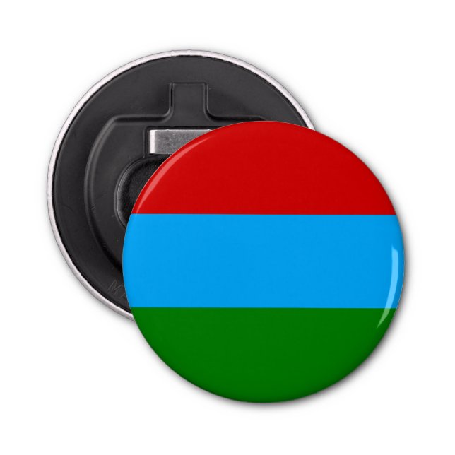 Republic of Karelia Flag Bottle Opener (Front)