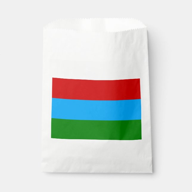 Republic of Karelia Flag Favour Bags (Front)
