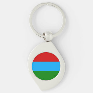 Republic of Karelia Flag Key Ring