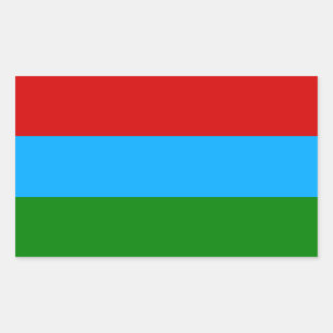 Republic of Karelia Flag Rectangular Sticker