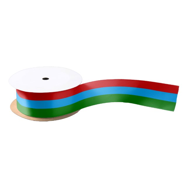 Republic of Karelia Flag Satin Ribbon (Spool)