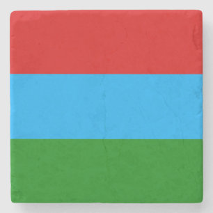 Republic of Karelia Flag Stone Coaster