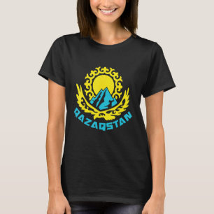 Republic of Kazakhstan Qazaqstan Kazakh flag 14 T-Shirt