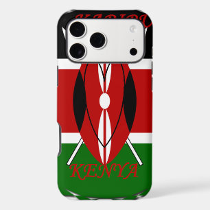 Republic of Kenya National Flag Black red green Ar