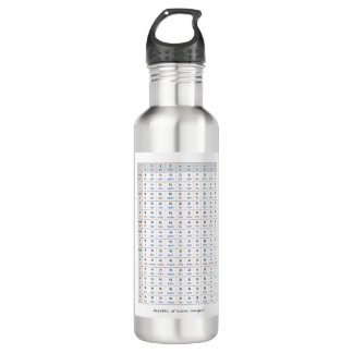 Republic of korea Hangeul Ga-Na-Da-Ra 710 Ml Water Bottle