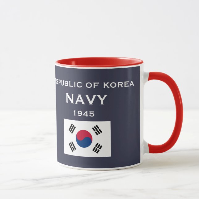 Republic of Korea Navy Mug 한국 해군 머그컵 공화국 (Right)