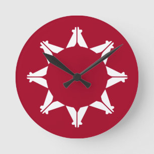 Republic of Lakotah Round Clock